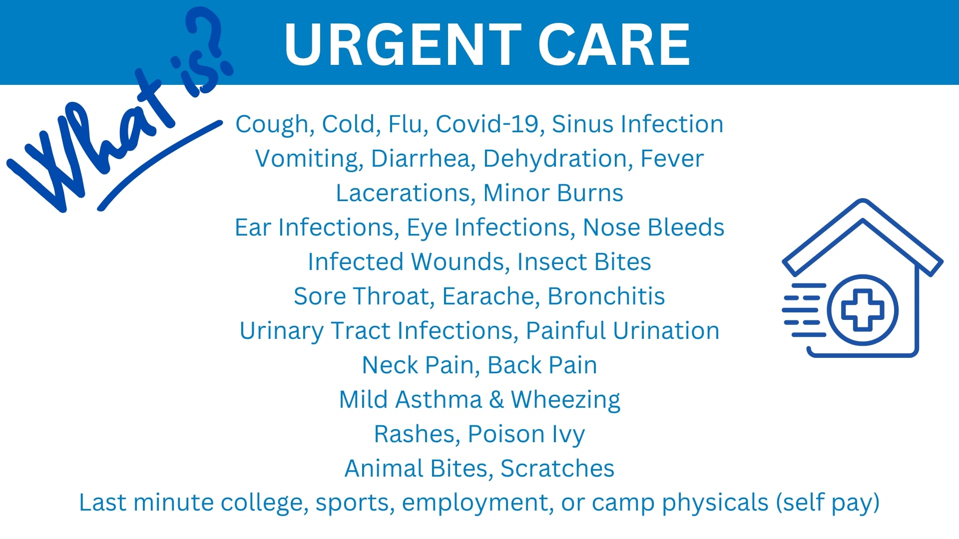 Urgent Care Community Health Connections
