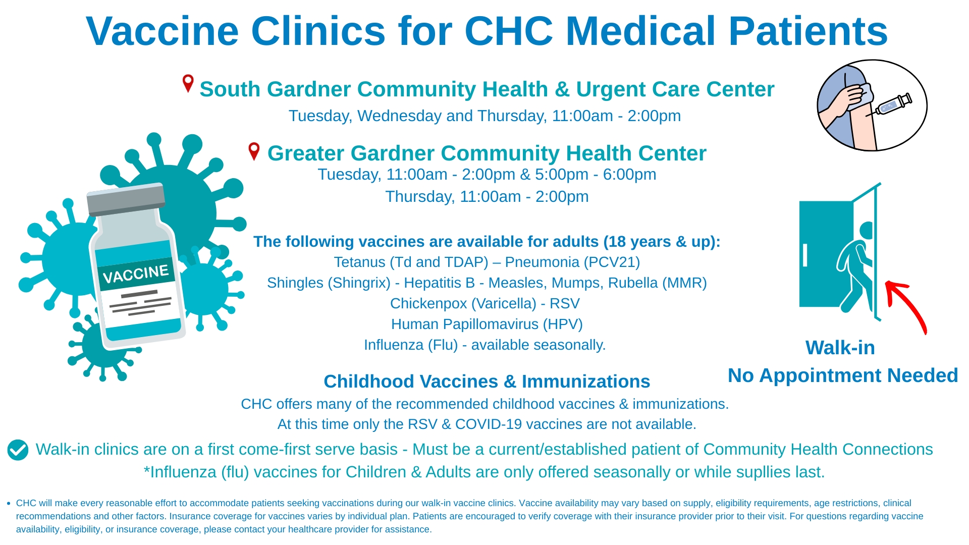 Vaccination Clinic at Community Health Connections